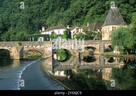 France, Nouvelle Aquitaine, Dordogne département (24), Brantome Banque D'Images