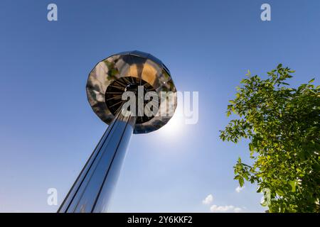 Émirats arabes Unis, Dubaï, Expo 2020. Jardin dans le ciel par Asif Khan Banque D'Images