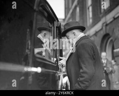 Conférence Palestine au Palais St James , Londres Dr Weizman, le dirigeant sioniste. 23 février 1939 Banque D'Images