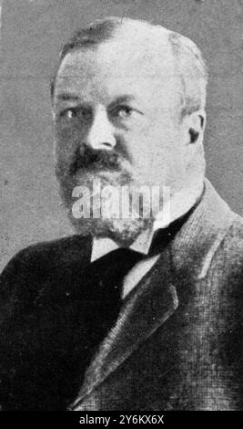 À bord du 'Titanic' dans la Grande catastrophe : passagers notables. M. C.M. Hays, président du Grand Trunk Railway. 20 avril 1912 Banque D'Images