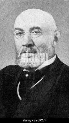 À bord du 'Titanic' dans la Grande catastrophe : passagers notables. M. Isidor Straus, membre du Congrès et banquier multimillionnaire. 20 avril 1912 Banque D'Images