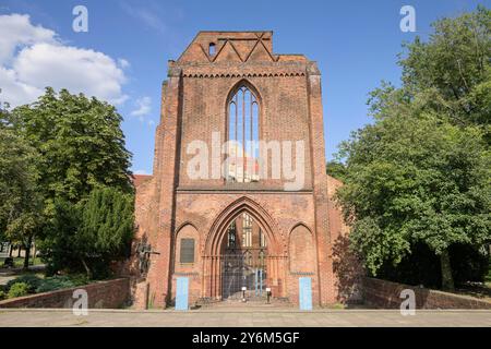 Ruine, Franziskaner-Klosterkirche, Klosterstraße, Mitte, Berlin, Deutschland *** ruine, église du monastère franciscain, Klosterstraße, Mitte, Berlin, Allemagne Banque D'Images