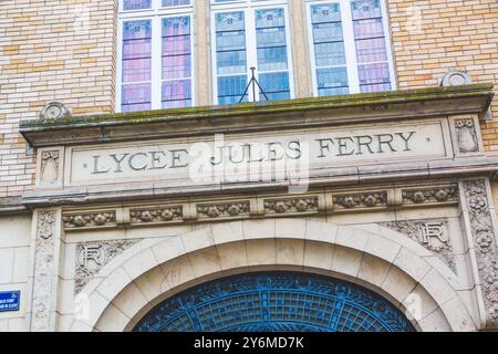 France, Paris, ferry Jules, lycée Banque D'Images