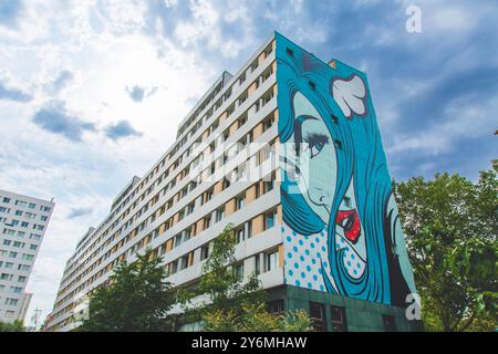 France, Ile-de-France, Paris, 13ème arrondissement. Turncoat par D’face, boulevard Vincent-Auriol Banque D'Images