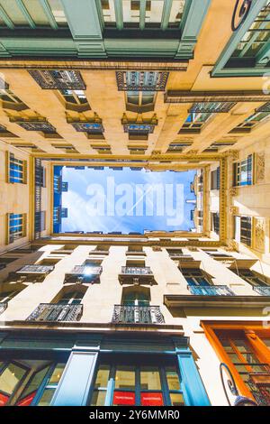 France, ile-de-France, Paris, Rue Bruno Coquatrix Banque D'Images