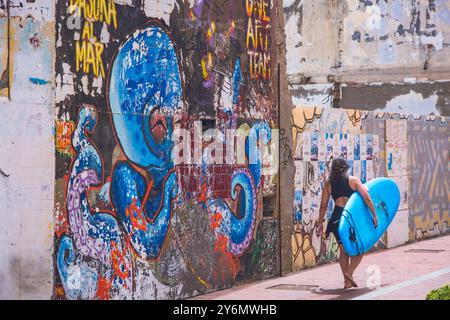 Espagne, île, îles Canaries, Gran Canaria, Las Palmas de Gran Canaria Banque D'Images