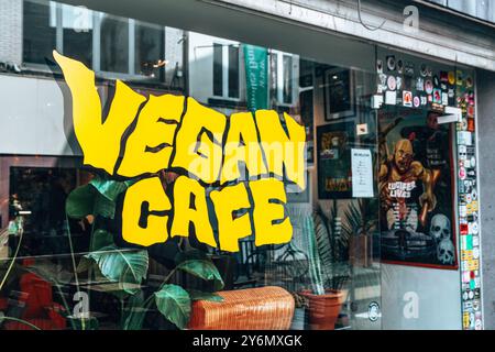 Belgique, Bruxelles, Café Vega dans le centre-ville Banque D'Images