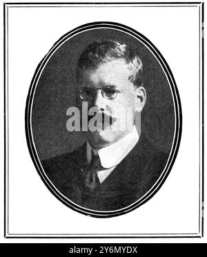 M. B. Fletcher Robinson 1907 rédacteur en chef du Daily Express, Vanity Fair et du journal 'The World' au début du siècle dernier. Il a également écrit un certain nombre de nouvelles et aidé le docteur Arthur Conan Doyle à écrire le célèbre conte intitulé « le chien courant des Baskervilles ». Banque D'Images