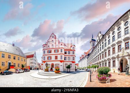 Vieille ville de Dillingen an der Donau, Allemagne Banque D'Images