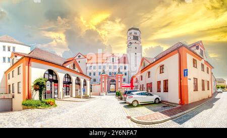 Vieille ville de Dillingen an der Donau, Allemagne Banque D'Images