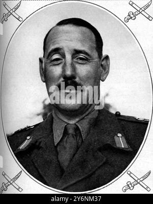 Le lieutenant général Sir Oliver Leese KCB DSO de la huitième armée du GC de 1942 jusqu'à ce qu'il prenne le contrôle du huitième général Leese commande le trentième corps avec cette armée juin 1944 ©2004 Topfoto Banque D'Images