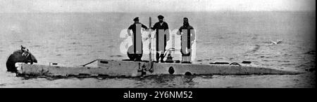 Britains Midget Submarines, similaires à ceux qui ont endommagé ce sont les premières photos de Britains Midget Submarines à être libérées. Février 1944 ©2004 Topfoto Banque D'Images