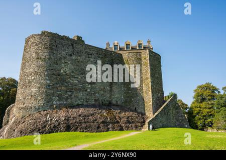 Château et chapelle de Dunstaffnage, près d'Oban, Argyll et Bute, Écosse, Royaume-Uni Banque D'Images