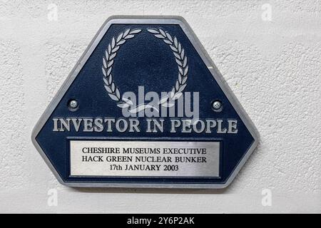 Plaque Banque D'Images