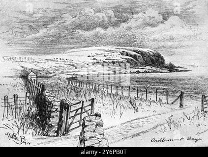 Le procès pour meurtre Ardlamont en Écosse Ardlamont Bay le meurtre d'Ardlamont (également connu sous le nom de mystère d'Ardlamont et l'affaire Monson)[qui a eu lieu à Argyll, en Écosse, le 10 août 1893, a donné lieu à deux procès de haut niveau : un procès pour meurtre à Édimbourg (HM Advocate v Monson), et un procès pour diffamation à Londres (Monson v Tussauds Ltd) l'année suivante. Alfred John Monson a reçu le verdict écossais de «non prouvé» dans son procès à la haute Cour de justice pour le meurtre de Cecil Hambrough. Puis, en 1894, il a poursuivi Madame Tussauds pour diffamation et a reçu un farthing (le plus bas POSS Banque D'Images