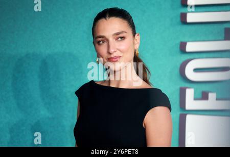 Londres, Royaume-Uni. 25 septembre 2024. Rina Lipa assiste à la première britannique de « Joker folie à deux » au Cineworld Leicester Square à Londres. (Photo de Fred Duval/SOPA images/SIPA USA) crédit : SIPA USA/Alamy Live News Banque D'Images