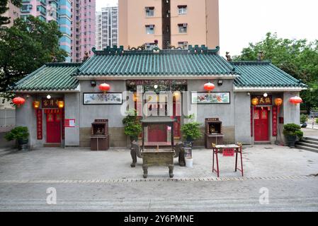 Complexe du temple Tin Hau Palace, Tai po, Hong Kong Banque D'Images