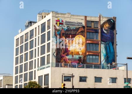 Siège du centre de traitement de crise pour enfants dans le centre-ville de Philadelphie PA Banque D'Images