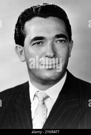 ROBERT MAXWELL PRÉSIDENT PERGAMON PRESS / ; 28 MAI 1962 Banque D'Images