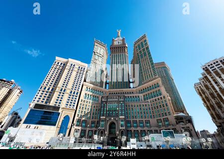 Makkah Royal horloge Tower. Makkah -Arabie Saoudite. 17-May-2024. Banque D'Images