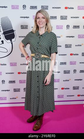 Rachel Parris assiste aux British Podcast Awards 2024 à HERE at Outernet, Londres. Date de la photo : jeudi 26 septembre 2024. Banque D'Images