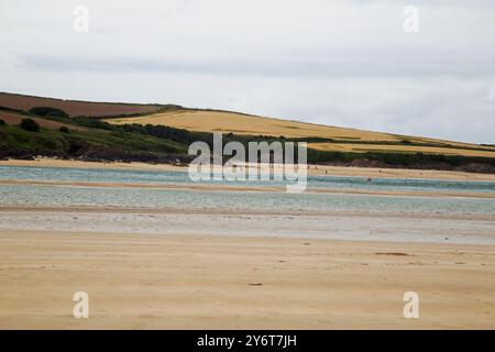 Rock, Cornouailles, Angleterre, juin 2024, une vue de Rock Beach Banque D'Images