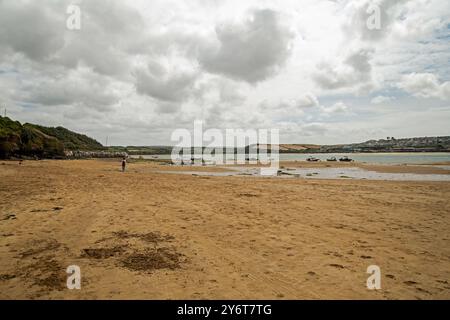 Rock, Cornouailles, Angleterre, juin 2024, une vue de Rock Beach Banque D'Images