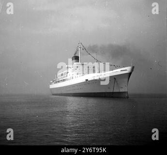 NAVIRES LE CHÂTEAU DU TRANSVAAL ANCRE CLYDE CAPTAIN SALLE RADAR 20 DÉCEMBRE 1961 Banque D'Images