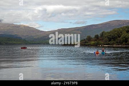 Loch Lomond, Dunbartonshire, Écosse, septembre 2024, vue magnifique sur le Loch Lomond. Banque D'Images