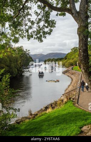 Loch Lomond, Dunbartonshire, Écosse, septembre 2024, vue magnifique sur le Loch Lomond. Banque D'Images