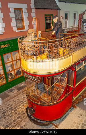 Irlande du Nord, Cultra, Ulster Folk & transport Museum, Road Galleries, tramway, tramway Banque D'Images