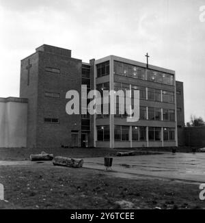 CHANOINE PALMER ÉCOLE SECONDAIRE CATHOLIQUE SEPT ROIS 28 NOVEMBRE 1961 Banque D'Images