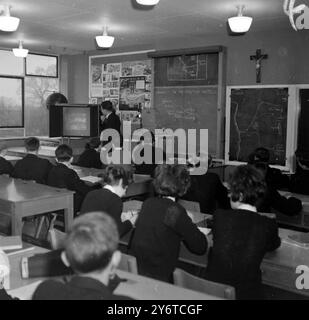 CHANOINE PALMER ÉCOLE SECONDAIRE CATHOLIQUE SEPT ROIS 28 NOVEMBRE 1961 Banque D'Images