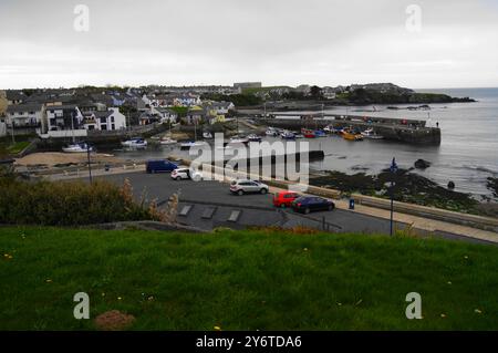 Cemaes, Anglesey dans le nord du pays de Galles, Royaume-Uni Banque D'Images