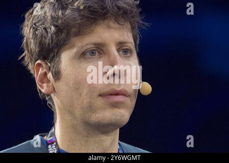 Turin, Italie. 26 septembre 2024. L’entrepreneur américain Sam Altman (PDG d’OpenAI) à l’Italian Tech week 2024 Banque D'Images