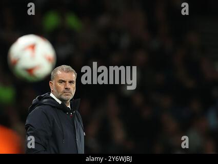 Londres, Royaume-Uni. 26 septembre 2024. Lors du match de l'UEFA Europa League au Tottenham Hotspur Stadium, Londres. Le crédit photo devrait se lire : Paul Terry/Sportimage crédit : Sportimage Ltd/Alamy Live News Banque D'Images