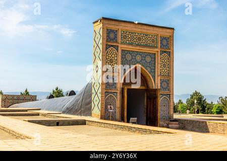 Samarcande, Ouzbékistan - 23 avril 2023 : Observatoire du grand astronome Mirzo Ulugbek Banque D'Images