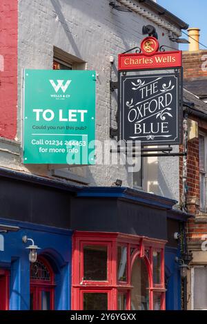 Pub à la recherche d'un nouveau propriétaire, Oxford, Royaume-Uni Banque D'Images