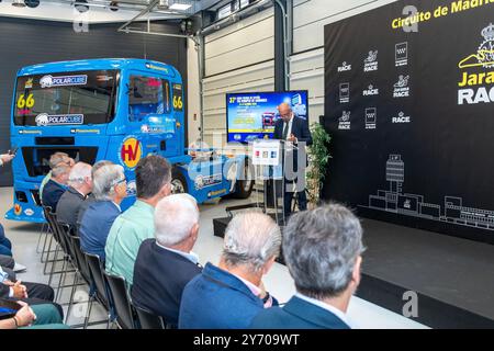 Madrid, Madrid, Espagne. 27 septembre 2024. IGNACIO FERNÃÂNDEZ nuevo Director del Circuito Jarama RACE. (Crédit image : © Oscar Manuel Sanchez/ZUMA Press Wire) USAGE ÉDITORIAL SEULEMENT! Non destiné à UN USAGE commercial ! Banque D'Images