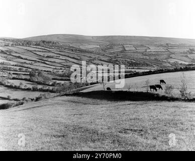 Paysage de Londonderry , Irlande du Nord , Royaume-Uni 18 mars 1952 Banque D'Images