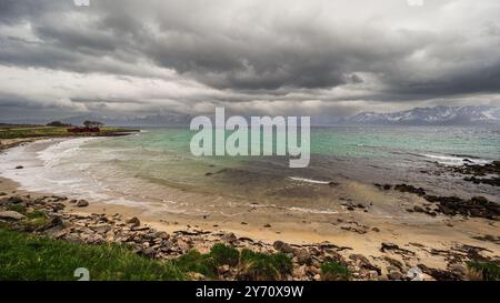 Paysages naturels à l'intérieur des îles de Vesteralen, Norvège Banque D'Images