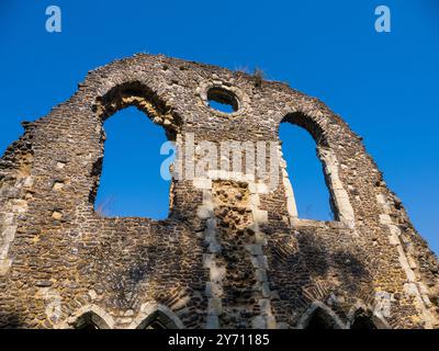 Abbaye de Waverley, Farnham, Surrey, Angleterre, Royaume-Uni, GB. Banque D'Images