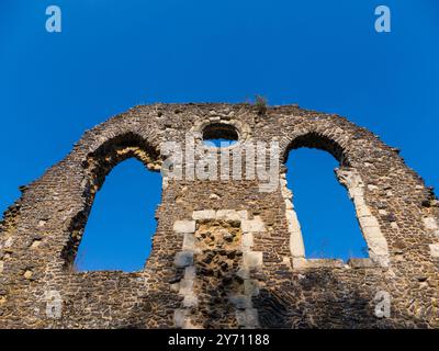 Abbaye de Waverley, Farnham, Surrey, Angleterre, Royaume-Uni, GB. Banque D'Images