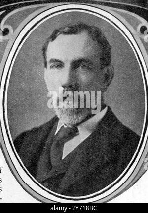 Sir William Ramsay : découvreur de l'argon 8 août 1908 Banque D'Images