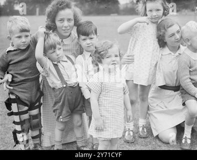 Dartford Physical Training College, alors utilisé comme garderie en 1940. 1940 Banque D'Images