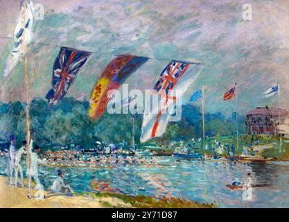 Les Regates a Molesey, Régates à Molesey, Régates à Molesey, Alfred Sisley, 1874, Banque D'Images