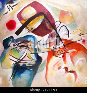 Photo avec un arc noir, mit dem Schwarzen Bogen, Wassily Kandinsky, 1912, Banque D'Images