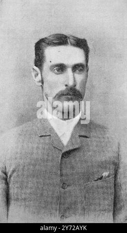 Archive photo sportive : Bowling : F. R. Spofforth, connu sous le nom de « Demon Bowler » (Frederick Robert Spofforth qui a joué pour l’Australie, la Nouvelle-Galles du Sud, le Victoria et le Derbyshire). Cette photographie est tirée d'une série de tirages photographiques de joueurs de cricket de l'époque victorienne. Ils ont été publiés en 1897. Beaucoup apparaissent posés, à des fins d'instruction. Banque D'Images