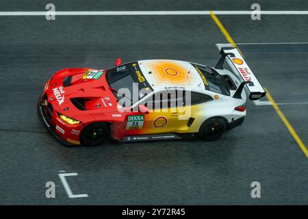 Spielberg, Autriche. 27 septembre 2024. SPIELBERG, AUTRICHE - 27. Septembre : Sheldon van der Linde d'Afrique du Sud dans sa BMW M4 GT3 de Schubert Motorsport lors de la séance d'entraînement DTM au Red Bull Ring le 27 septembre 2024 à Spielberg, Autriche.240927 SEPA 25 005 - 20240927 PD7797 crédit : APA-PictureDesk/Alamy Live News Banque D'Images