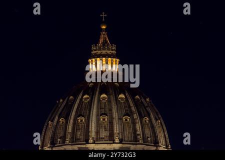 Dôme de la basilique Pierre, Città del Vaticano/ Cité du Vatican. Banque D'Images
